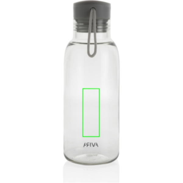 Avira Atik gertuvė iš RCS perdirbto PET 500 ml: Logotipo vieta – gaminio galinės pusės apatinė dalis