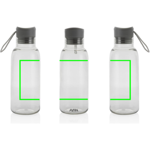Avira Atik gertuvė iš RCS perdirbto PET 500 ml: Logotipo vieta – gaminys