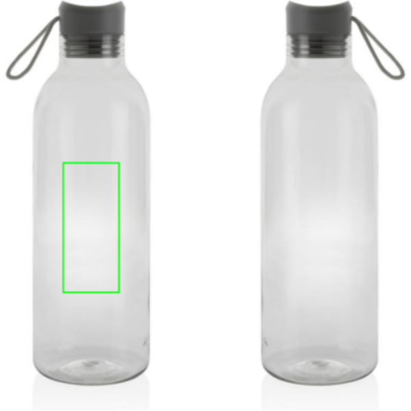 Avira Atik RCS recycled PET bottle 1 L: Logo position – left side of the product