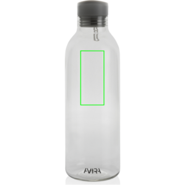Avira Atik RCS recycled PET bottle 1 L: Logo position – upper front of the product