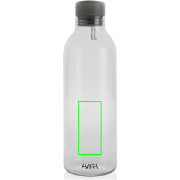 Avira Atik RCS recycled PET bottle 1 L: Logo position – lower front of the product