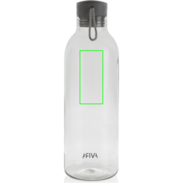 Avira Atik RCS recycled PET bottle 1 L: Logo position – upper back of the product