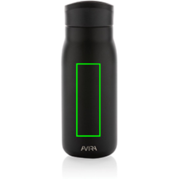Avira Ain RCS recycled steel mini travel bottle 150 ml: Logo position – front of the product
