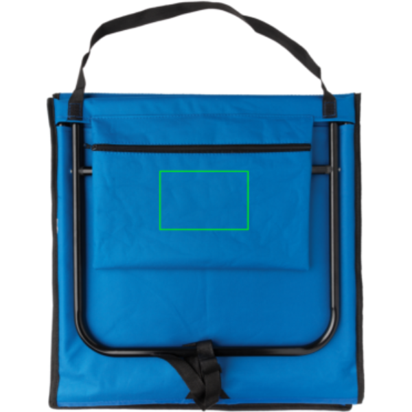 Foldable beach lounge chair: Logo position – pouch