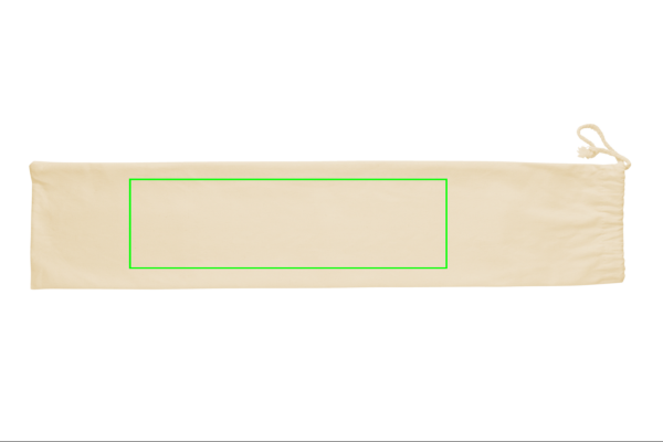 Wooden croquet set: Logo position – pouch