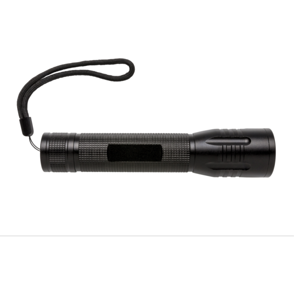 Grande lampe torche CREE 3 W: Emplacement du logo – face arrière du produit