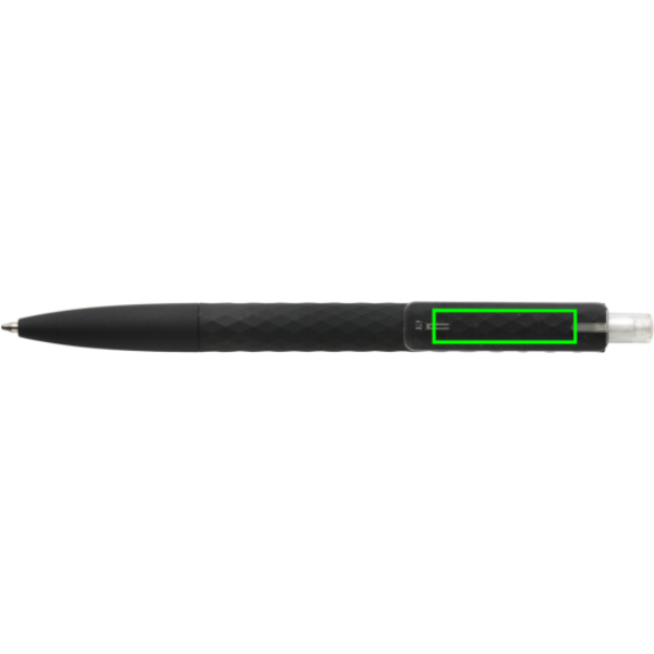X3 black smooth touch pen: Logo position – clip