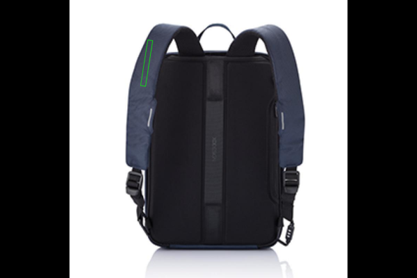 Sac à dos et porte-documents antivol Bobby Bizz: Emplacement du logo — Sangle: Côté droit