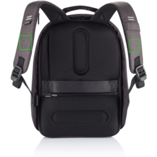 Sac à dos antivol Bobby Hero Small: Emplacement du logo – sangle