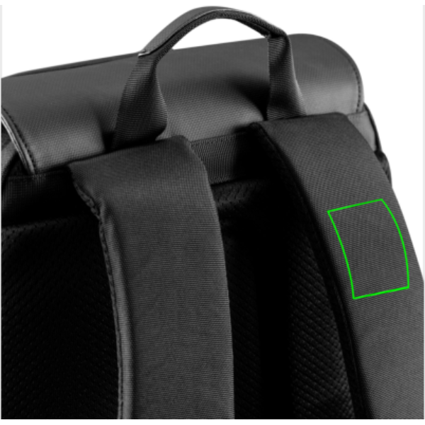 XD Design Soft Daypack backpack: Logo position – strap: left side