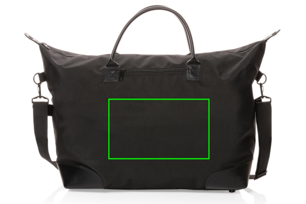 Impact Aware™ RPET 1200D nädalavahetusekott: Logo asukoht – toote esikülg