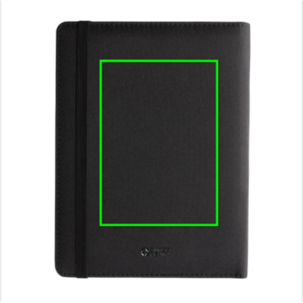 Swiss Peak Script AWARE™ A5 portfell: Logo asukoht – toote tagakülg