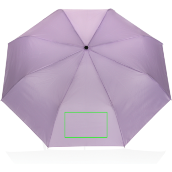 Impact AWARE™ 190T 21" automātiski atverams mini lietussargs: Logotipa izvietojums – lietussargs