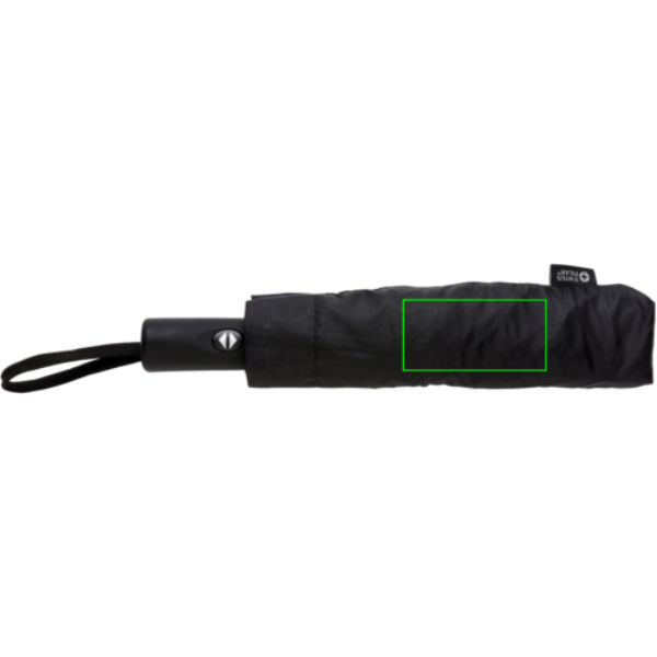 Swiss Peak AWARE™ 23" hopfällbart omvänt paraply med automatisk öppning och stängning: Logotypens placering – påse