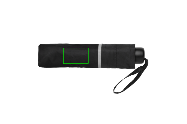 20,5" Impact AWARE™ RPET 190T Pongee Mini-Schirm mit Reflektorstreifen: Logoposition – Beutel
