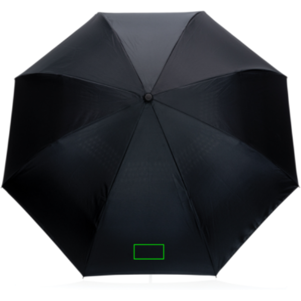 23" Impact AWARE™ RPET 190T käänteisesti sulkeutuva sateenvarjo: Logon sijainti – sateenvarjo