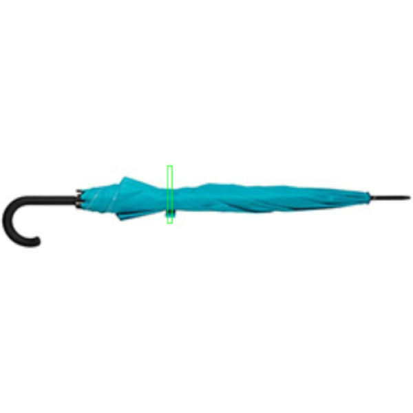 23" Impact AWARE™ RPET 190T automaattisesti avautuva sateenvarjo: Logon sijainti – hihna