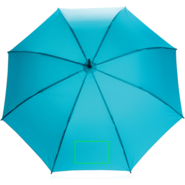 23" Impact AWARE™ RPET 190T automaattisesti avautuva sateenvarjo: Logon sijainti – sateenvarjo