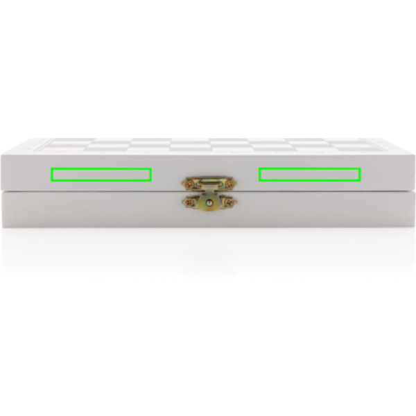 Deluxe 3-in-1 boardgame in box: Logo position – upper front of the product