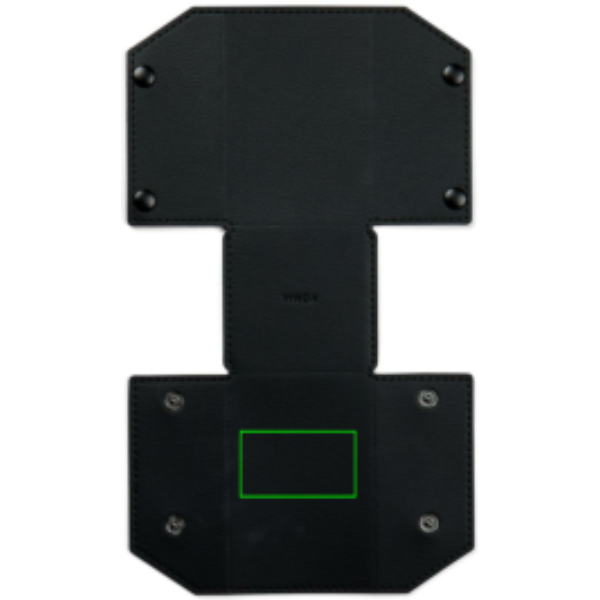 VINGA Timo PU RCS RPET pen holder: Logo position – back of the product
