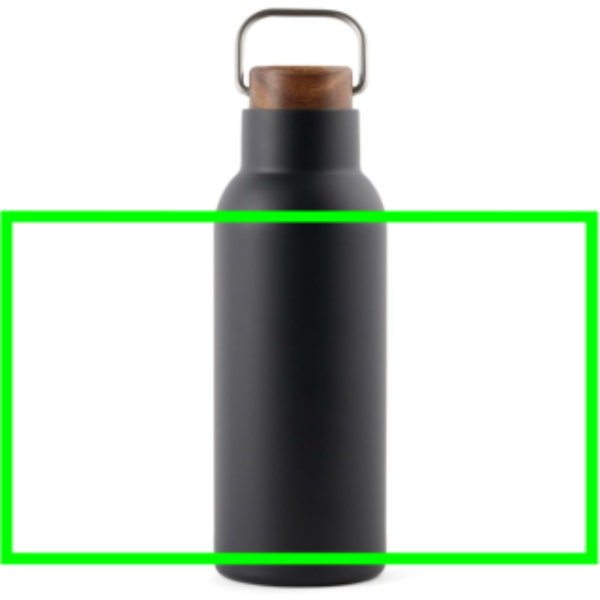 VINGA Ciro RCS taaskasutatud terasest vaakumpudel 580 ml: Logo asukoht – toode