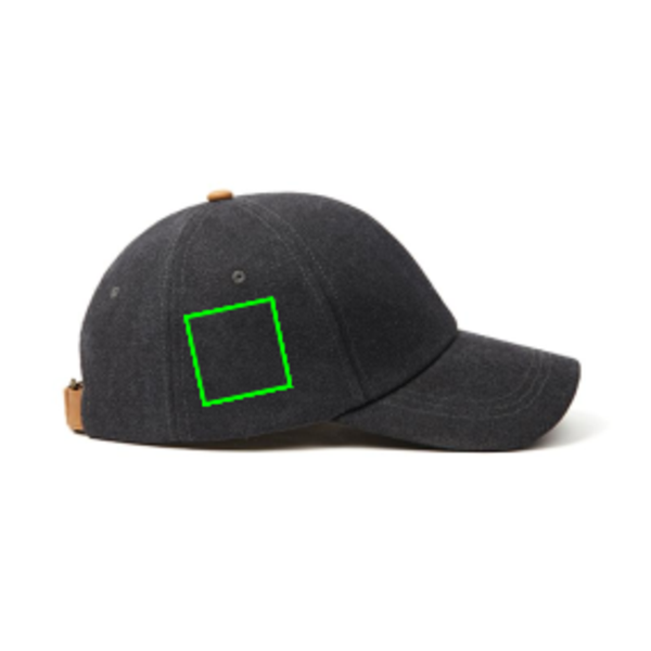 VINGA Bosler AWARE™ Canvas-Kappe: Logoposition – rechte Seite des Produkts