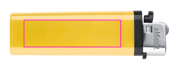Briquet jetable KARLSRUHE: Face arrière