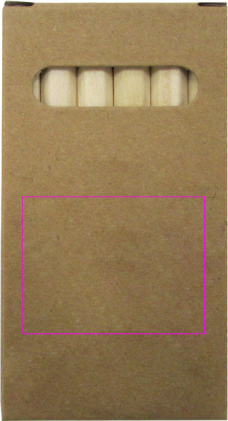 Wooden crayons MINNIE: Front