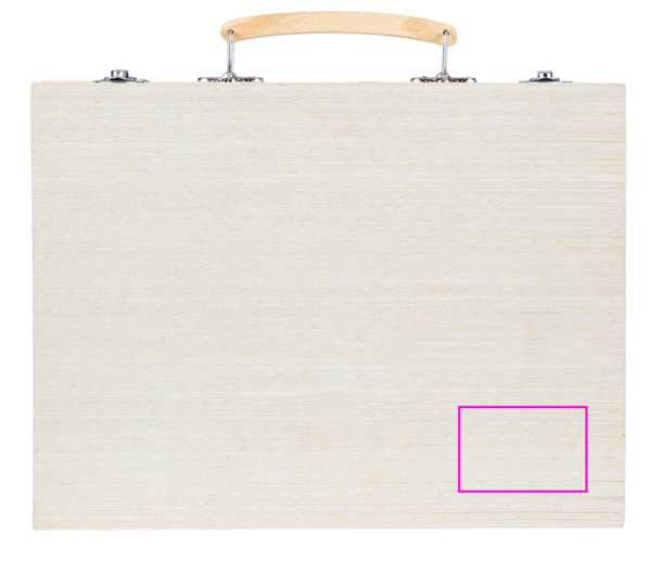 Big wooden painting set MAXI: Front 1