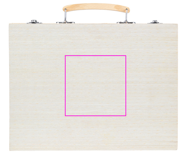 Big wooden painting set MAXI: Front 2