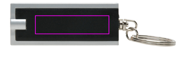 Porte-clés LED BATH: Face arrière
