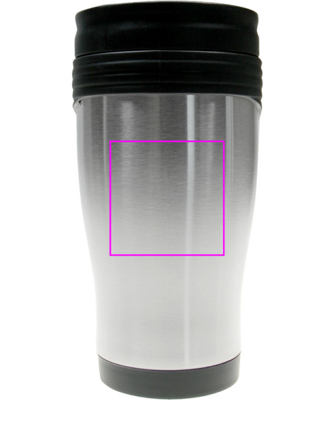 Edelstahl-Thermobecher EL PASO 400 ml: Front