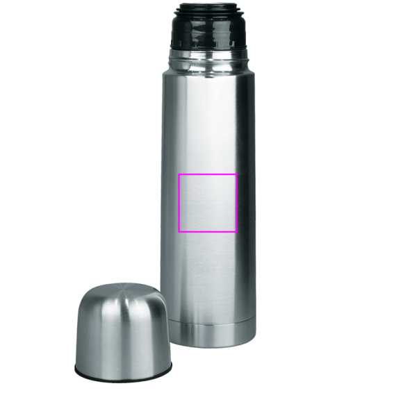 Stainless steel insulated flask CLEVELAND 500 ml: Front