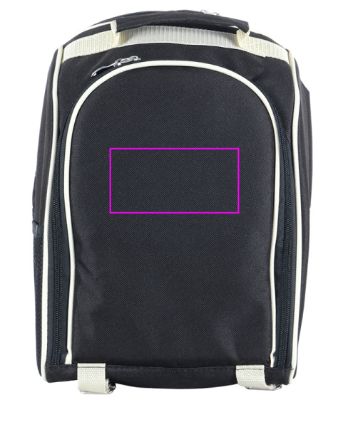 Luxuriöser Picknick-Rucksack mit Kühltasche GEORGIA: Front