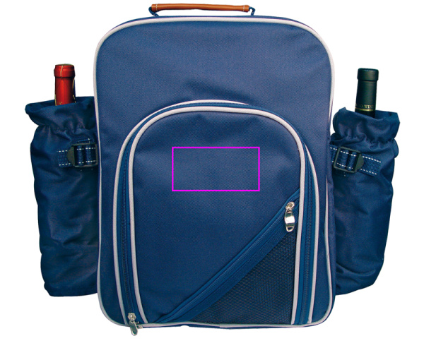 Hochwertiger Picknick-Rucksack VIRGINIA: Front