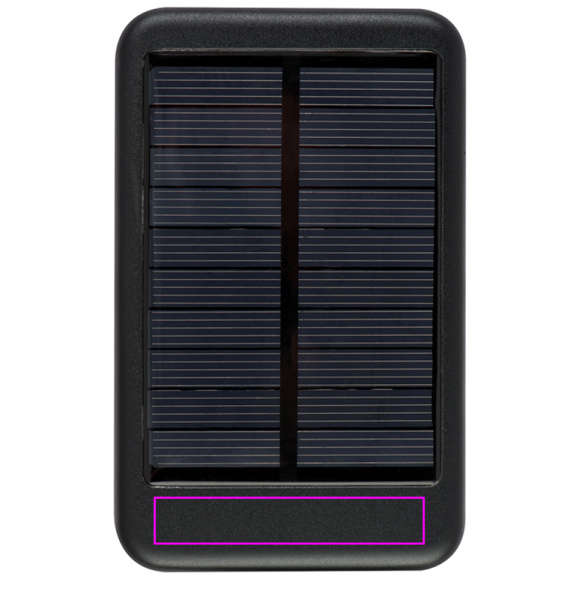 Solarny powerbank PHILADELPHIA: Front, back