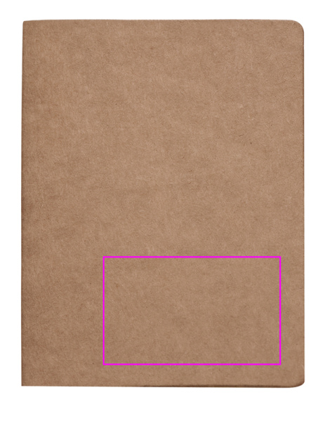 Carnet de notes adhésives BURLINGTON: Face avant