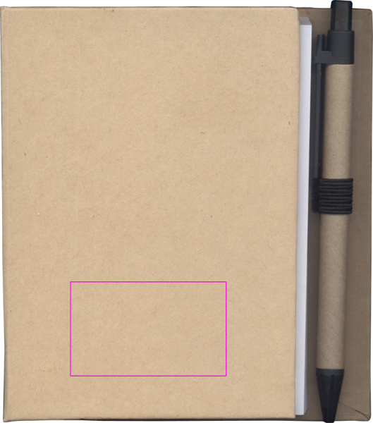 Carnet de notes adhésives ST. LOUIS: Face avant