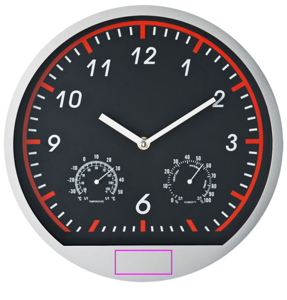 Horloge murale BAGIO: Trou
