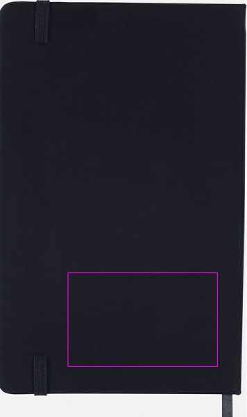 Carnet A5 KIEL: Face arrière, Dessous, Milieu