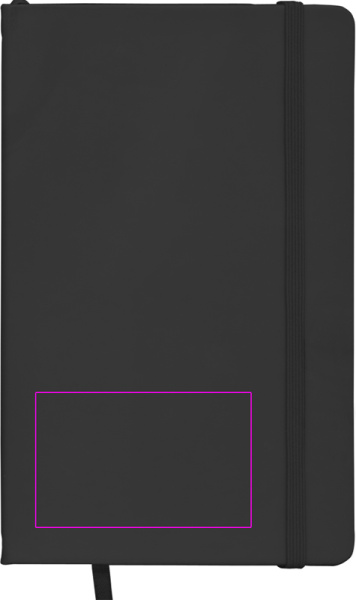 Carnet A5 KIEL: Face avant, Dessous, Milieu