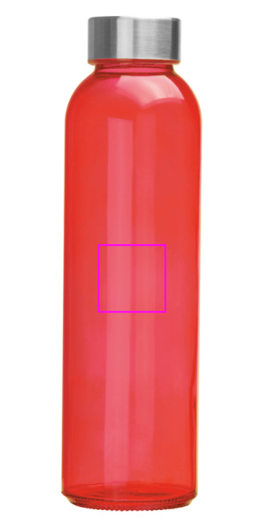Stiklinis buteliukas INDIANAPOLIS 500 ml: Atgal