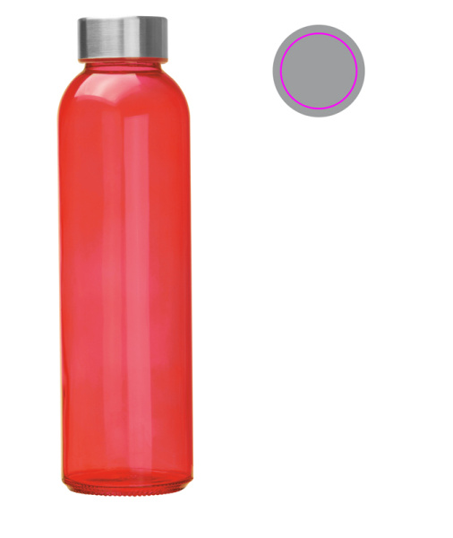Stiklinis buteliukas INDIANAPOLIS 500 ml: Viršutinė veržlė
