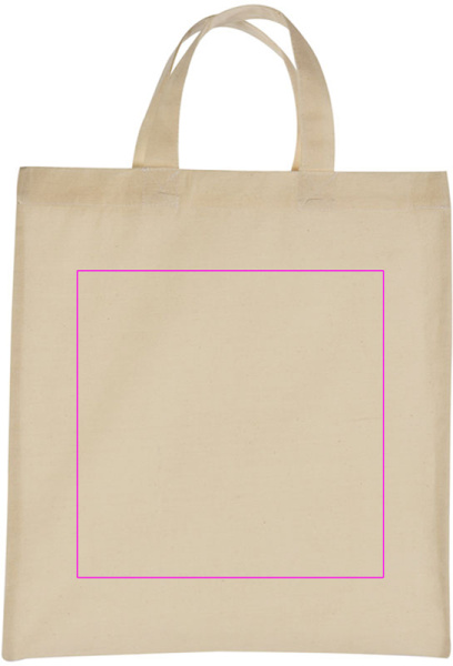 Sac en coton ANTIBES: Face arrière