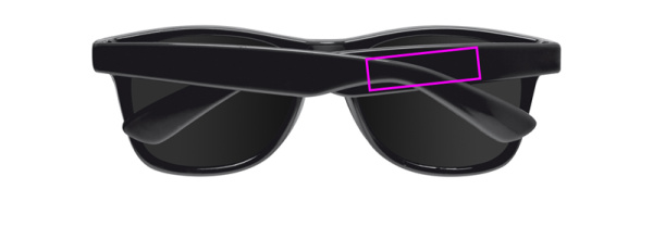 Lunettes de soleil ATLANTA: Côté gauche