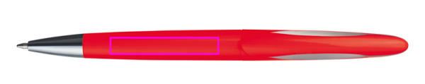 Stylo à bille en plastique FAIRFIELD: Dessus 1