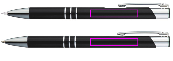 Metal writing set CLAREMONT: Right side
