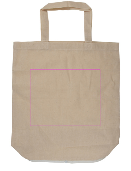 Sac en coton FERRARA: Face arrière 3