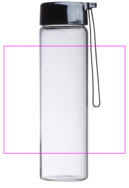 Bouteille en verre SEVILLA 450 ml: Marquage sur tout le pourtour