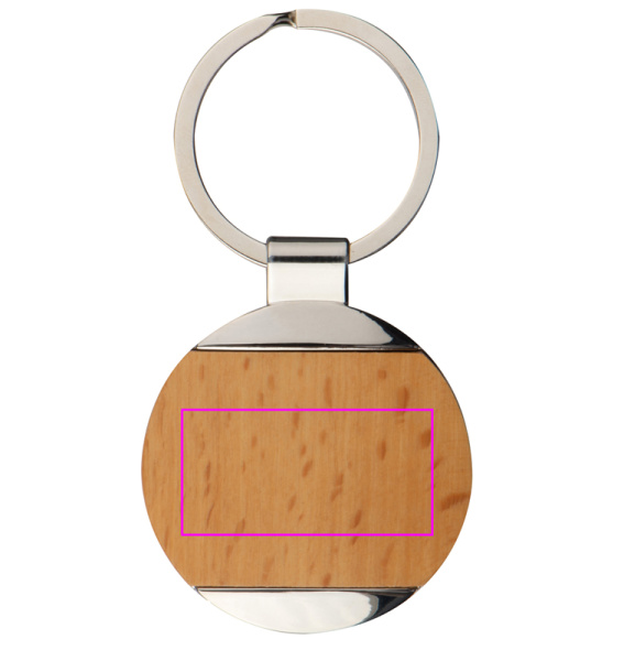 Porte-clés en bois LANGHAUS: Face avant